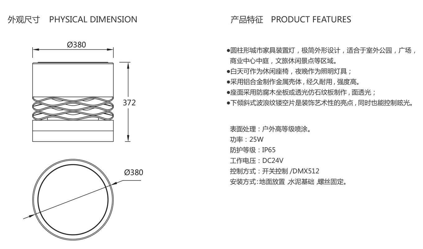 家具裝置燈參數